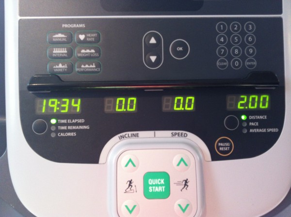 Treadmill 2025 2 miles