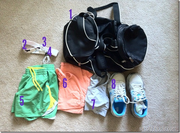 what to pack for the gym