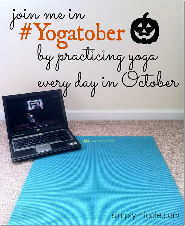 Yogatober - practice yoga every day in October