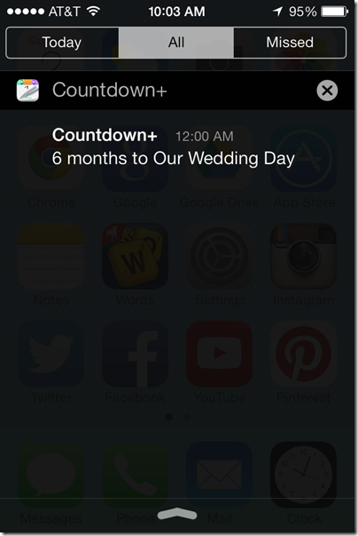 Countdown to Wedding