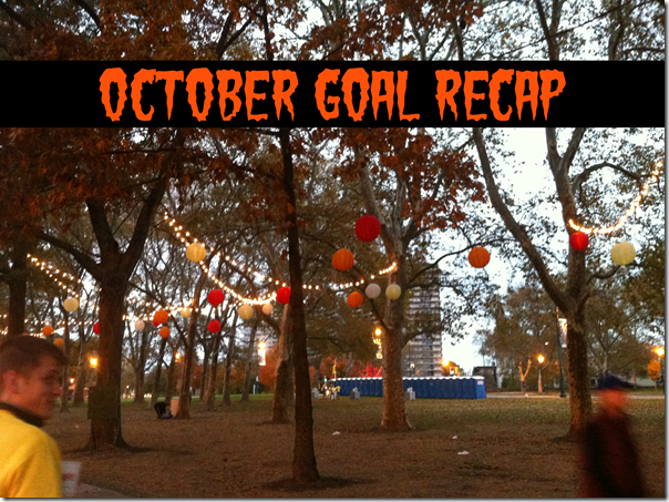 October Goal Recap - via simply-nicole.com
