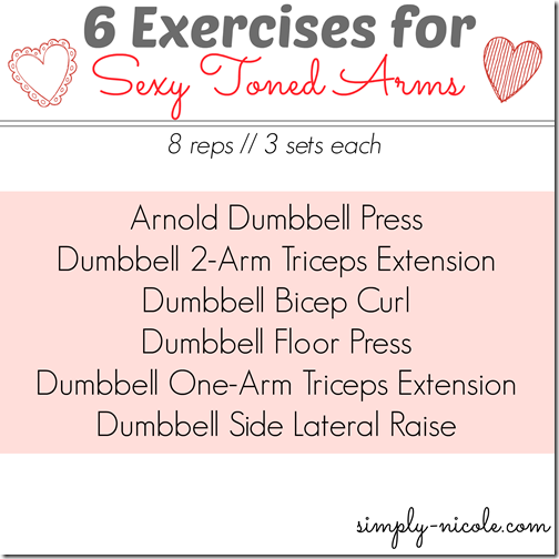 6 Exercises for Sexy Toned Arms