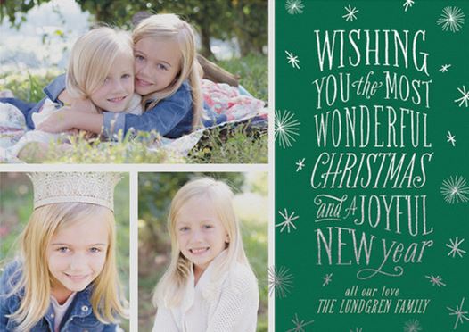 The prettiest 2014 holiday cards at simply-nicole.com