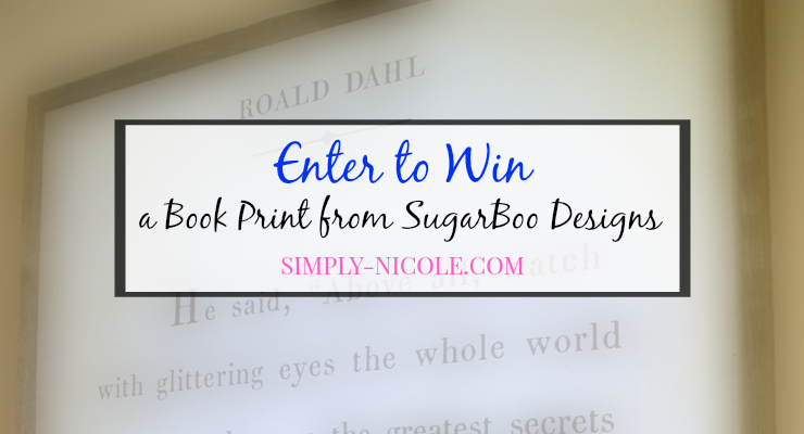 Book Print Giveaway on Simply-Nicole.com