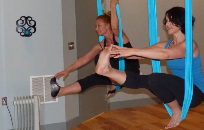 My First Aerial Yoga Experience