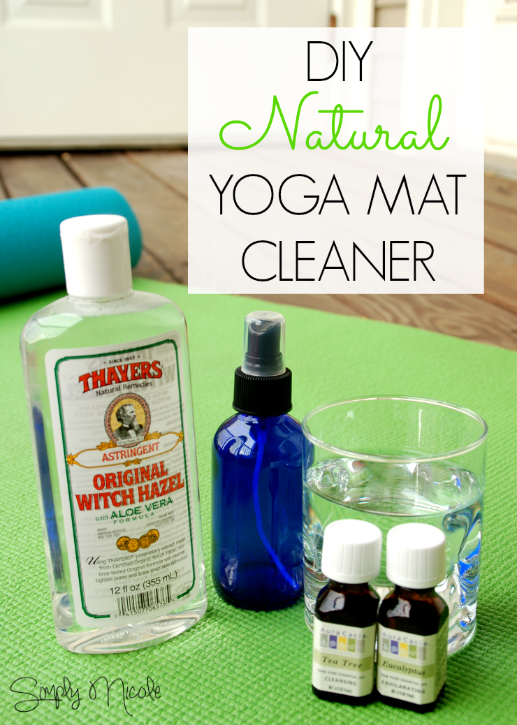 DIY Natural Yoga Mat Cleaner
