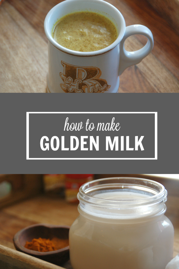 How to make golden milk