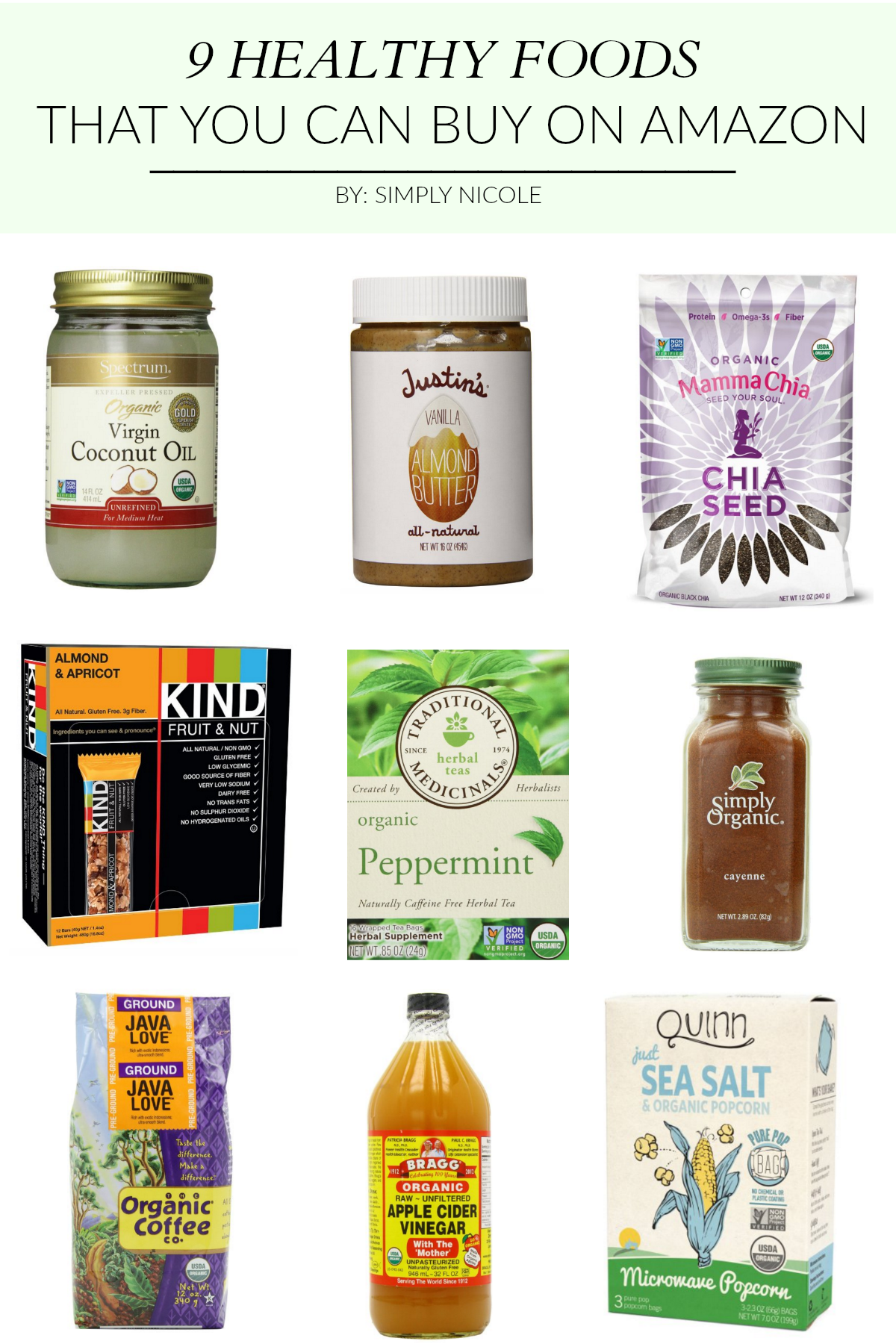 healthy foods that you can buy on amazon