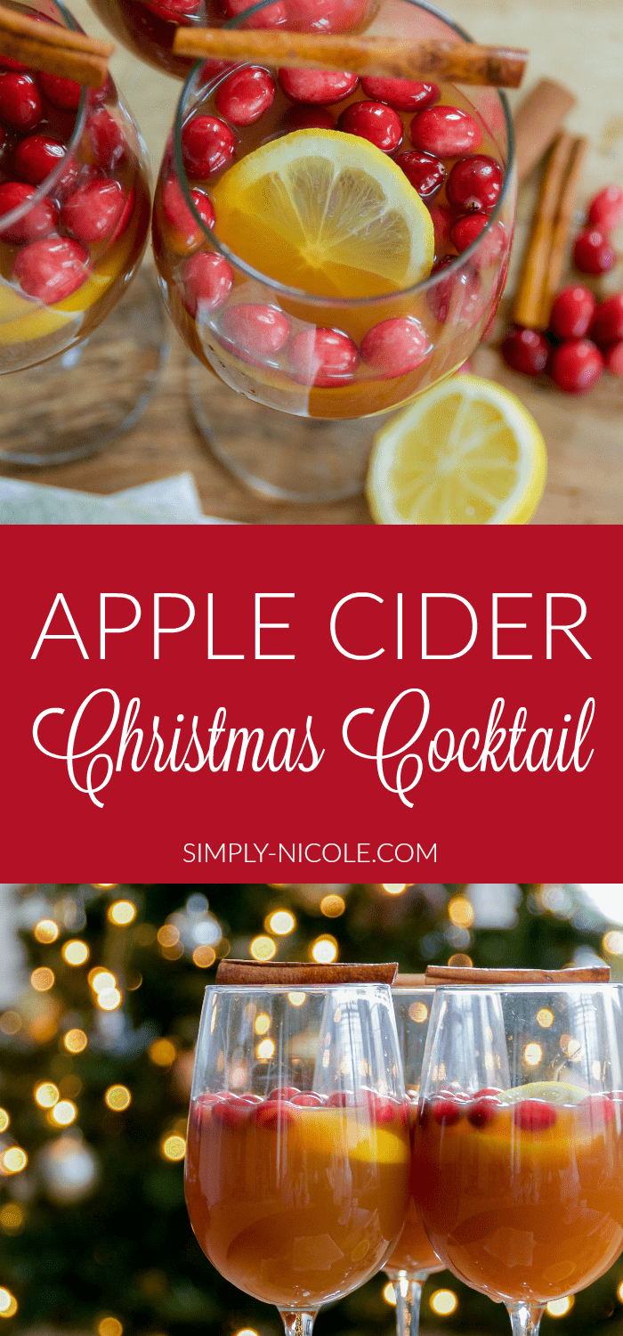 Apple Cider Christmas Cocktail