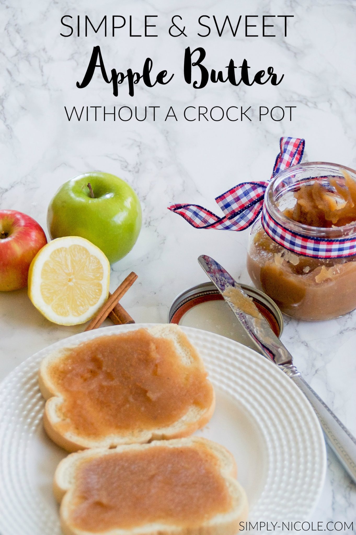 apple butter recipe without a crock pot