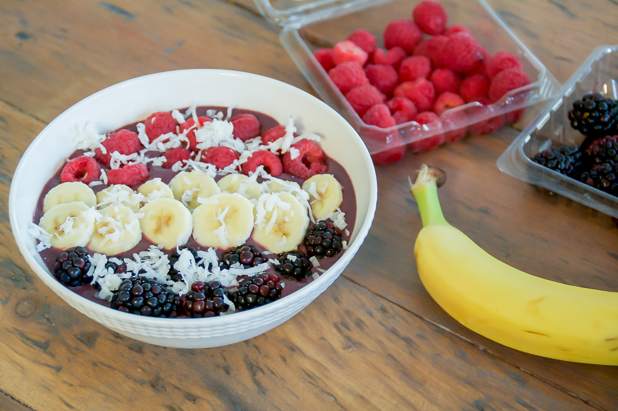 favorite acai bowl bases and toppings