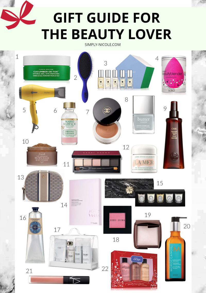 gift guide for the beauty lover via simply-nicole.com