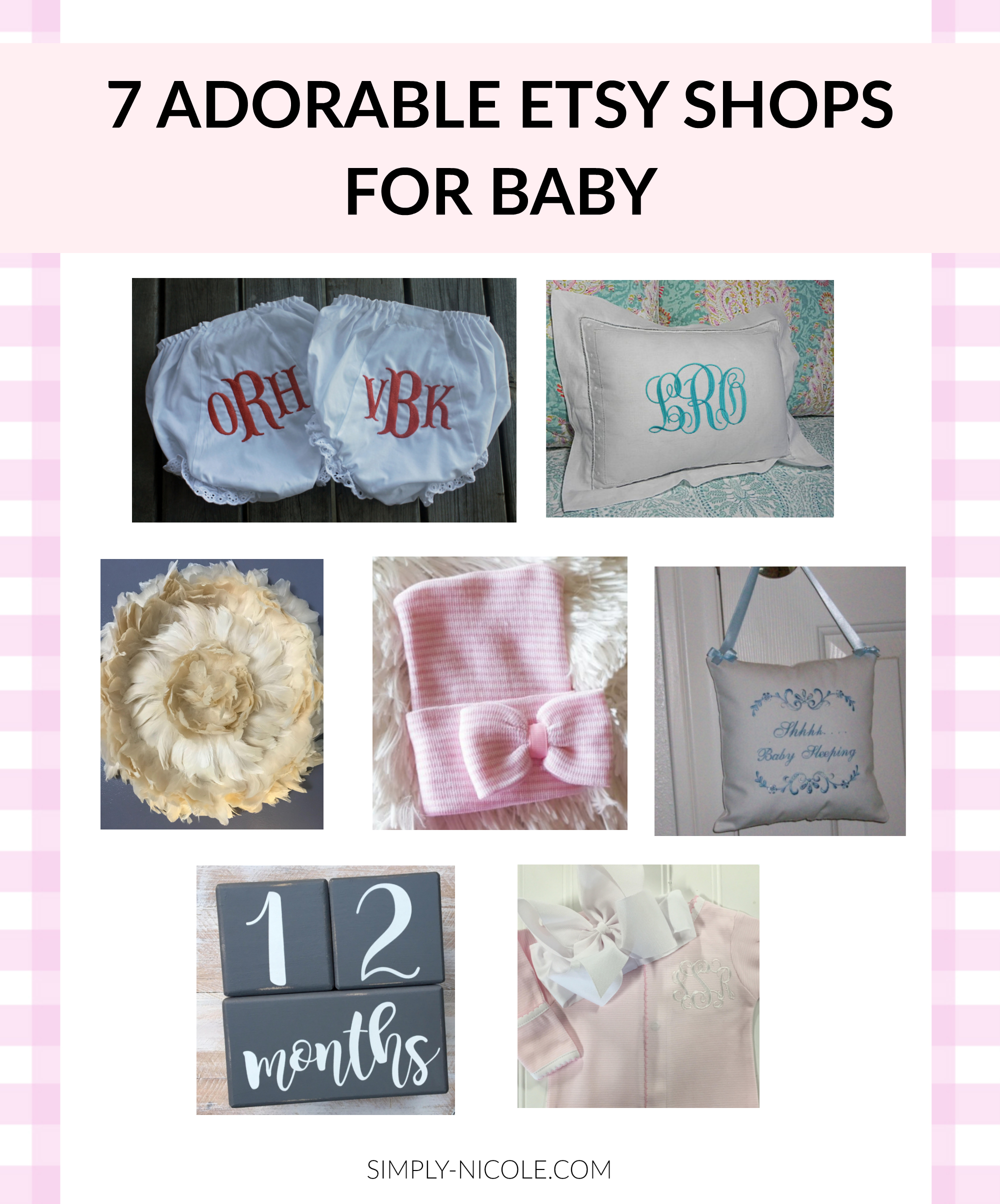 adorable etsy shops for baby