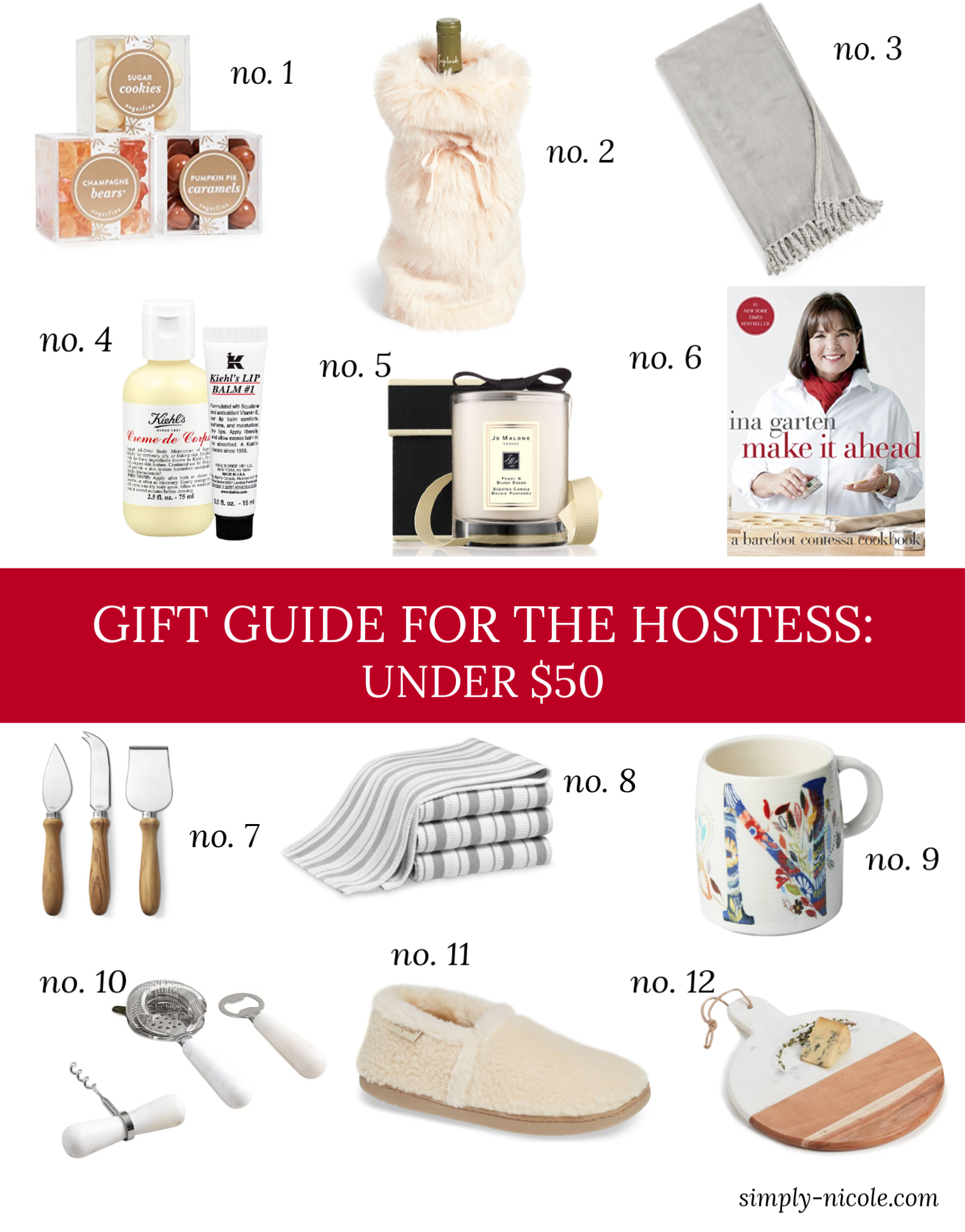hostess gifts under $50