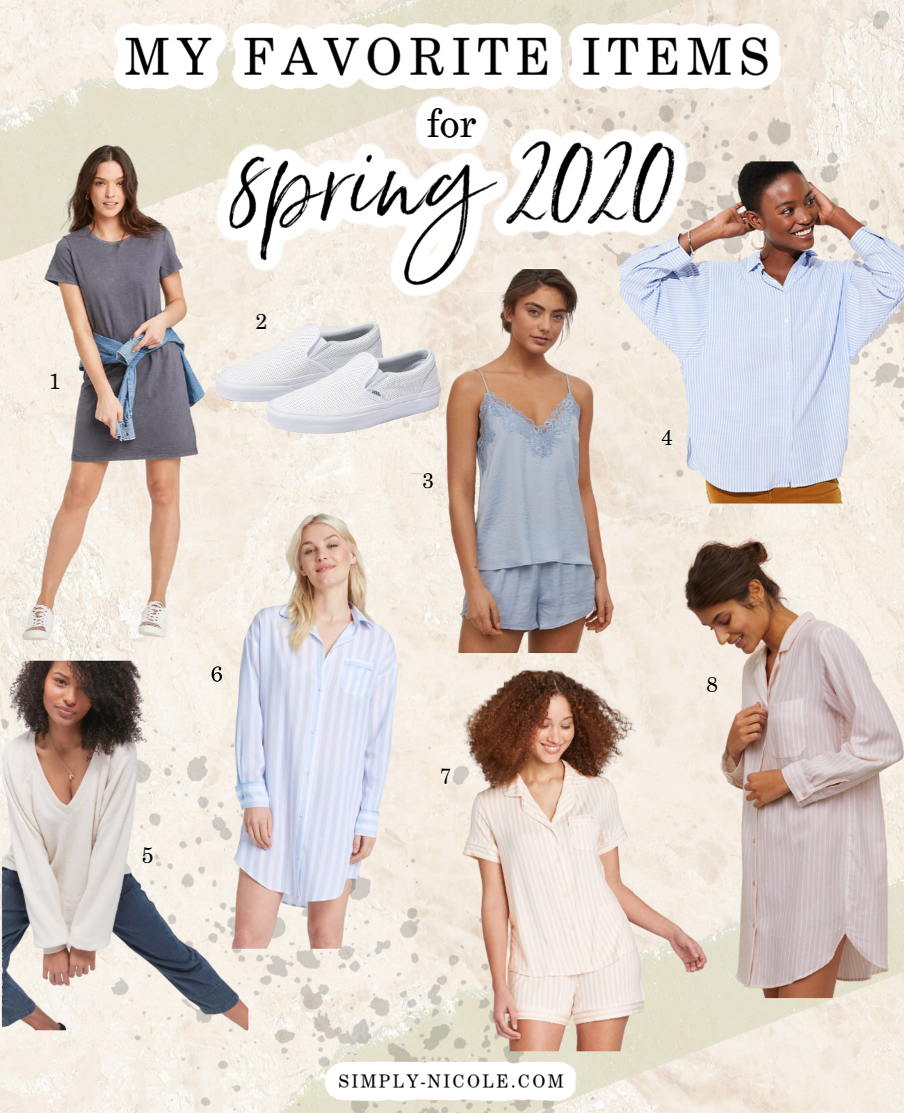 Favorite clothes for spring 2020